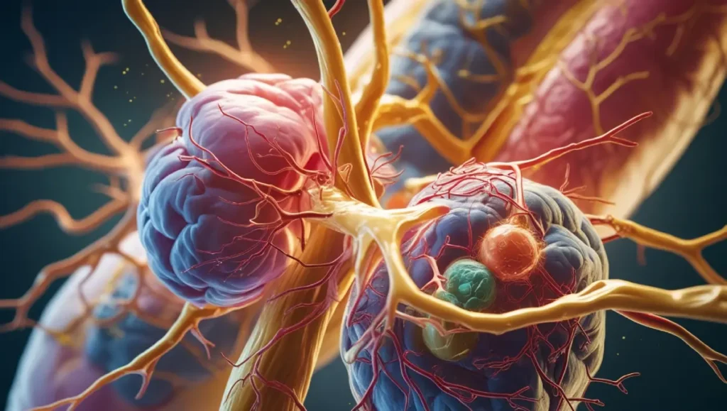 Ilustración del proceso de cetosis y producción de cetonas en el cuerpo.